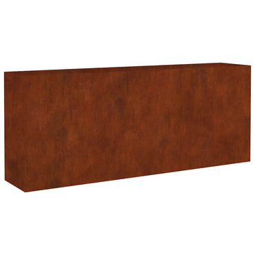 vidaXL Hochbeet 200x40x80 cm Cortenstahl