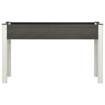vidaXL Carré potager surélevé de jardin Gris 120x40x75 cm WPC