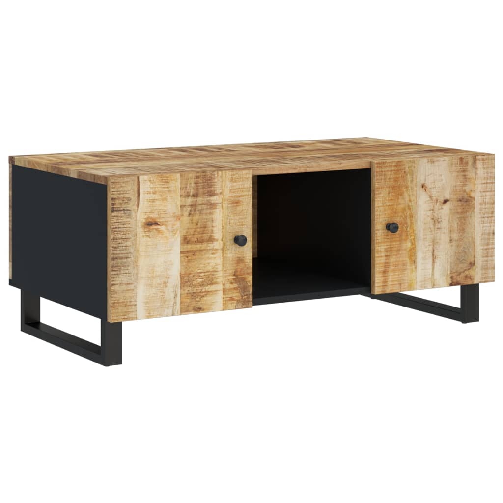 vidaXL Table basse 100x54x40 cm Bois de manguier massif et bois d'ingénierie