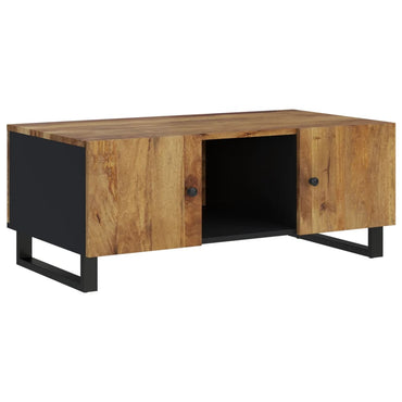vidaXL Table basse 100x54x40 cm Bois de manguier massif et bois d'ingénierie
