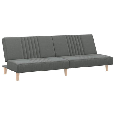 vidaXL Schlafsofa Dunkelgrau Stoff