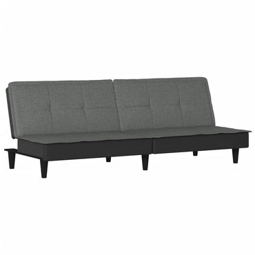 vidaXL Schlafsofa Dunkelgrau Stoff