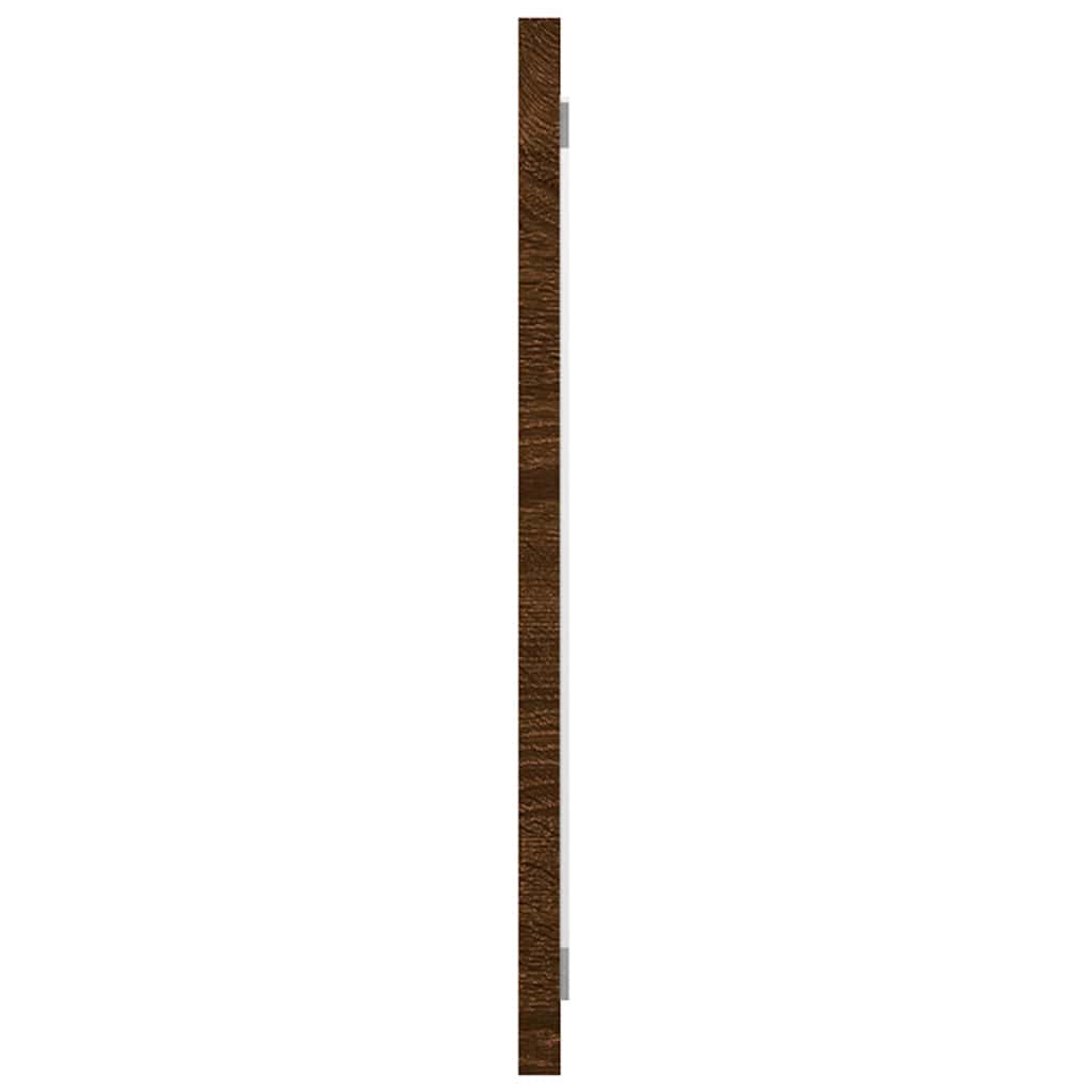 vidaXL Ensemble de meubles de salle de bain 2 pcs Marron aspect chêne Bois d'ingénierie