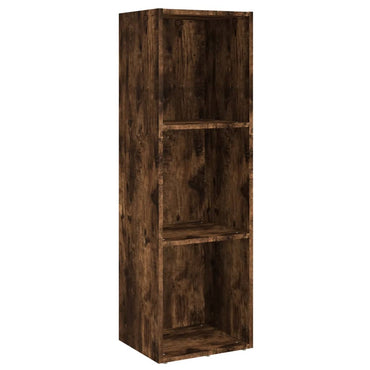 vidaXL Bücherschrank/TV-Schrank Räuchereiche 36x30x114cm Holzwerkstoff