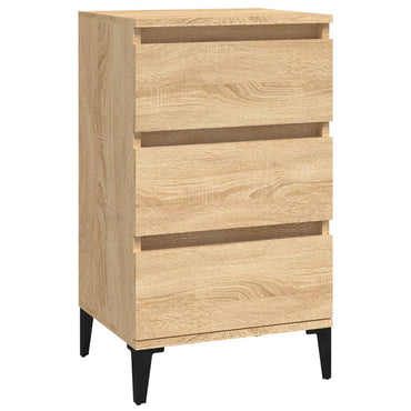 vidaXL Nachttisch Sonoma-Eiche 40x35x70 cm Holzwerkstoff