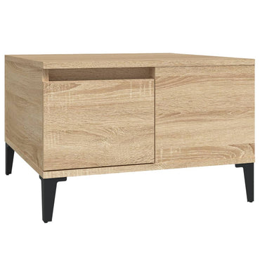 vidaXL Table basse chêne Sonoma 55x55x36,5 cm bois d'ingénierie