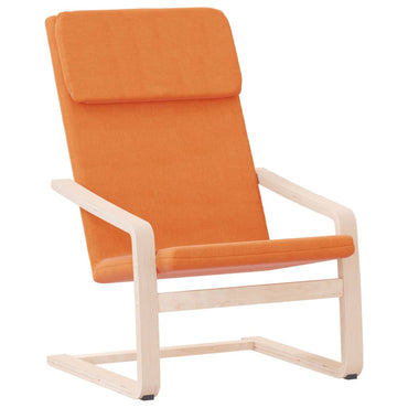 vidaXL Fauteuil relax jaune foncé en tissu
