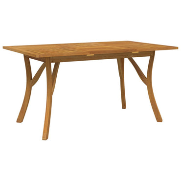 vidaXL Gartentisch 150x90x75 cm Massivholz Akazie