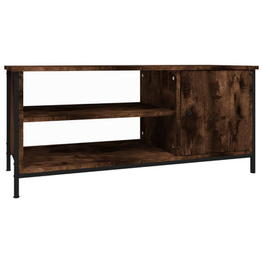 vidaXL Meuble TV chêne fumé 100x40x45 cm Aggloméré