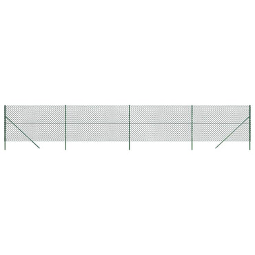 vidaXL Clôture à mailles soudées verte 2x10 m