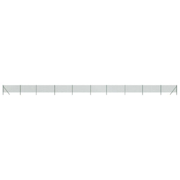 vidaXL Clôture grillagée verte 0,8x25 m