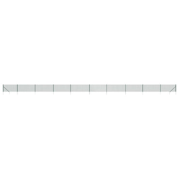 vidaXL Grillage avec manchons de sol vert 1,1x25 m
