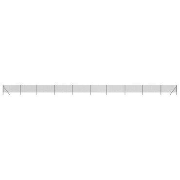 vidaXL Maschendrahtzaun Anthrazit 1x25 m