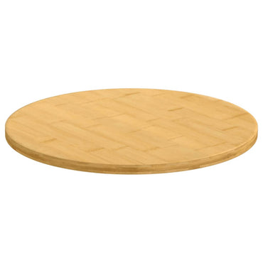 vidaXL Plateau de table Ø50x1,5 cm bambou