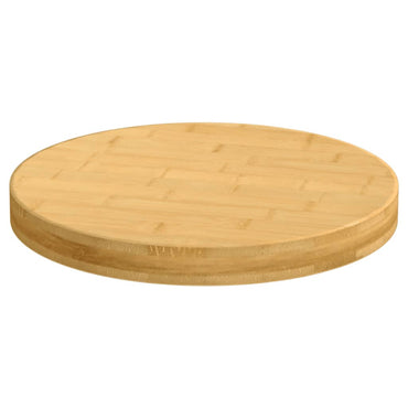 vidaXL Plateau de table Ø50x4 cm Bambou