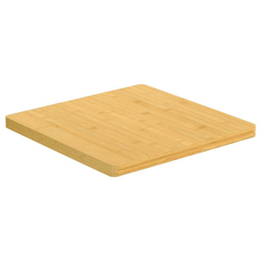vidaXL Plateau de table 60x60x2,5 cm Bambou