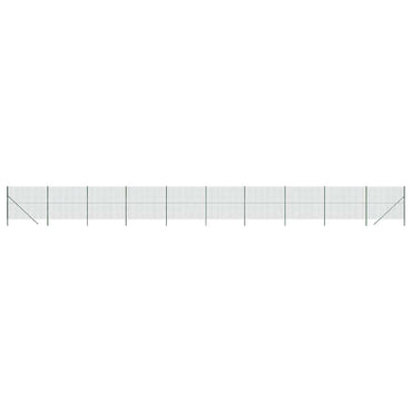 vidaXL Grillage plastifié vert 1,6x25 m Acier galvanisé