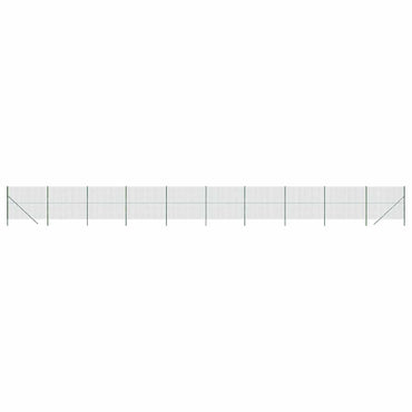 vidaXL Clôture à mailles soudées vert 2x25 m Acier galvanisé