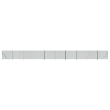 vidaXL Grillage avec bride de sol vert 1,4x25 m
