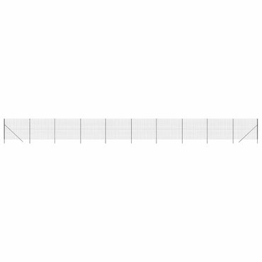 vidaXL Clôture à mailles losangées anthracite 1,8x25 m Acier galvanisé