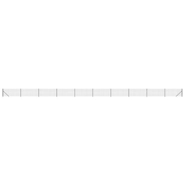 vidaXL Clôture grillagée avec bride de terre anthracite 1x25 m