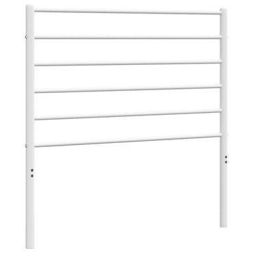 vidaXL Ersatz-Kopfteil Metall Weiß 90 cm