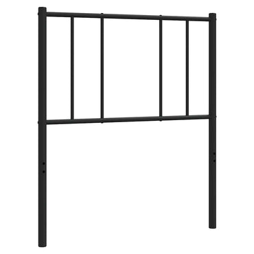 vidaXL Ersatz-Kopfteil Metall Schwarz 100 cm