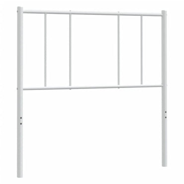 vidaXL Ersatz-Kopfteil Metall Weiß 90 cm
