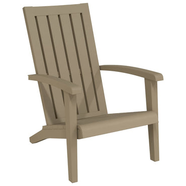 vidaXL Chaise de jardin Adirondack marron clair en polypropylène