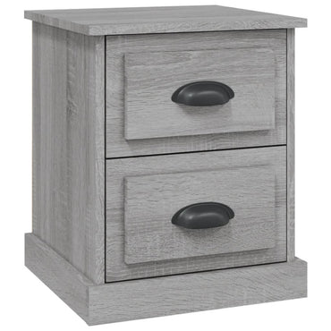 vidaXL Nachttisch Grau Sonoma 39x39x47,5 cm Holzwerkstoff