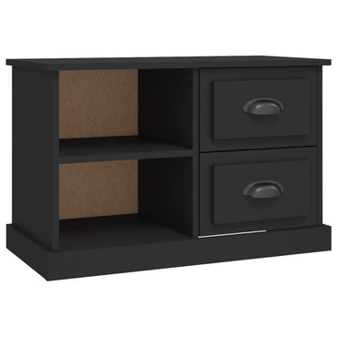 vidaXL Meuble TV Noir 73x35,5x47,5 cm Bois d'ingénierie