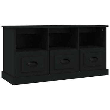 vidaXL Meuble TV Noir 100x35x50 cm Aggloméré