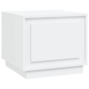 vidaXL Table basse Blanc 51x50x44 cm Bois d'ingénierie