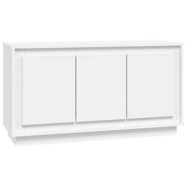 vidaXL Buffet blanc 102x35x55 cm Bois d'ingénierie