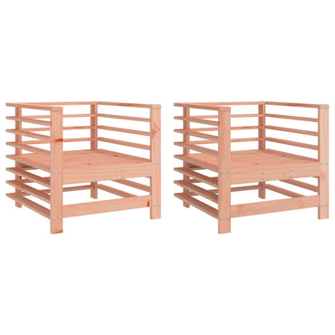 vidaXL Chaises de jardin 2 pcs. Bois de Douglas massif