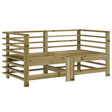 vidaXL Garten-Ecksofas 2 Stk. Kiefernholz Imprägniert