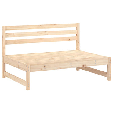 vidaXL Canapé central de jardin 120x80 cm en pin massif