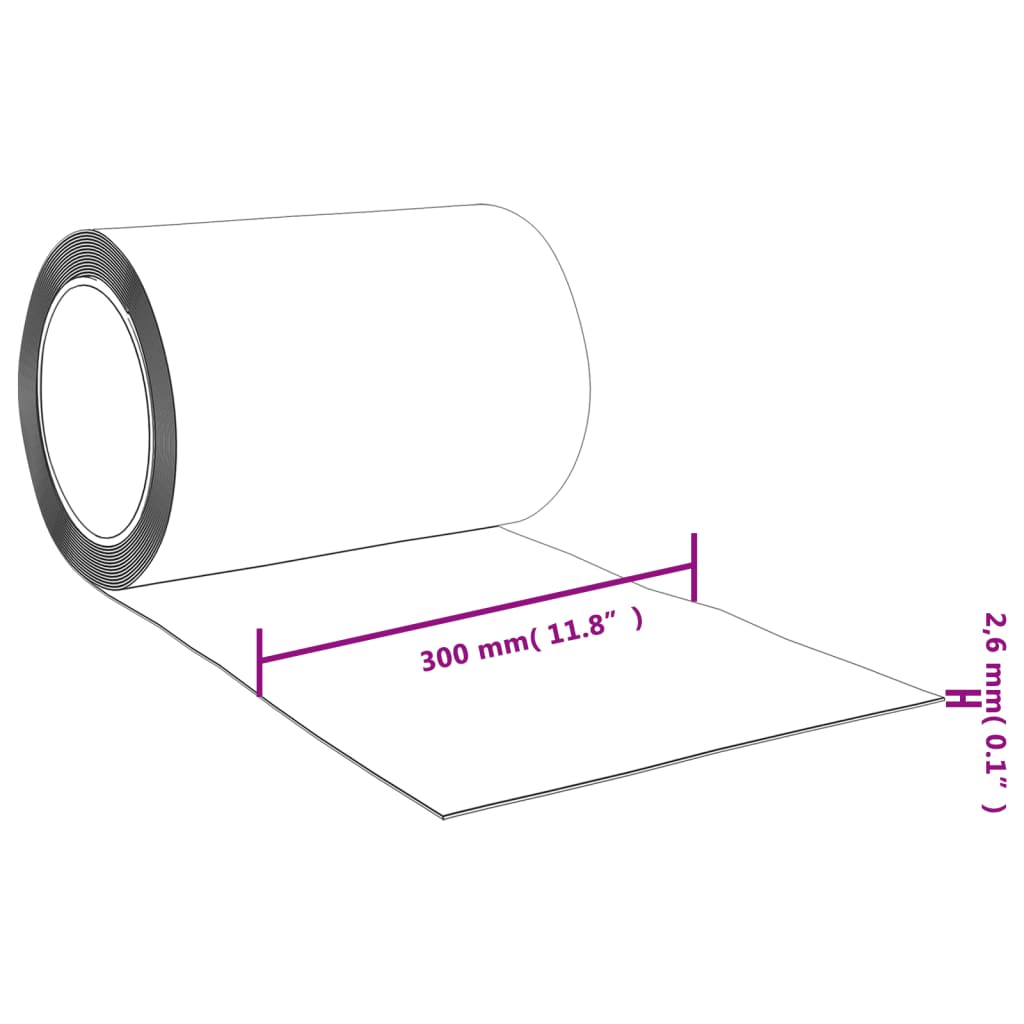 vidaXL Rideau de porte Bleu 300x2,6 mm 10 m PVC
