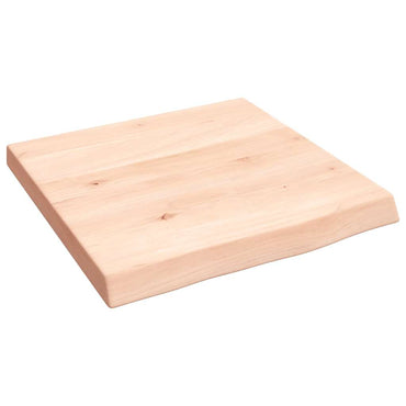 vidaXL Wandregal 40x40x(2-4) cm Massivholz Eiche Unbehandelt