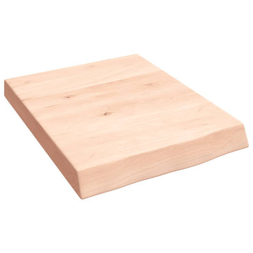 vidaXL Wandregal 40x50x(2-6) cm Massivholz Eiche Unbehandelt