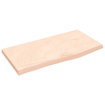 vidaXL Wandregal 60x30x(2-4) cm Massivholz Eiche Unbehandelt