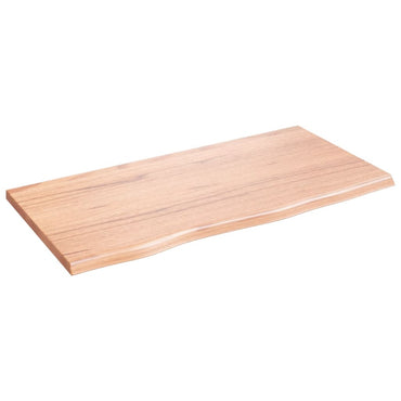 vidaXL Étagère murale marron clair 80x40x2 cm Chêne massif traité