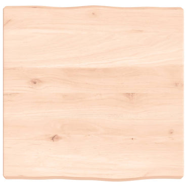 vidaXL Tischplatte 40x40x(2-4) cm Massivholz Unbehandelt Baumkante