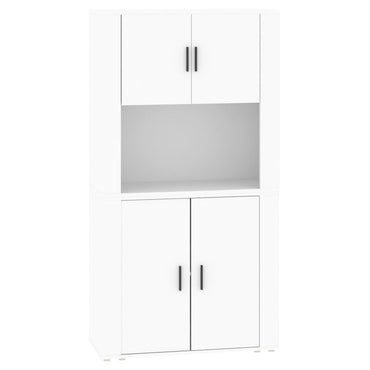 vidaXL Highboard blanc Bois d'ingénierie
