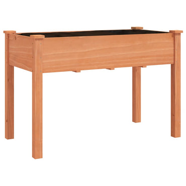 vidaXL Pflanzkübel mit Einsatz Braun 118x59x76 cm Massivholz Tanne