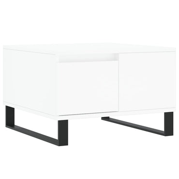 vidaXL Couchtisch Weiß 55x55x36,5 cm Holzwerkstoff