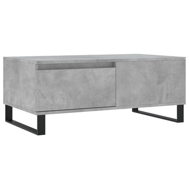 vidaXL Couchtisch Betongrau 90x50x36,5 cm Holzwerkstoff