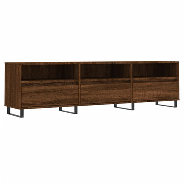 vidaXL Meuble TV Chêne Marron 150x30x44,5 cm Bois d'ingénierie