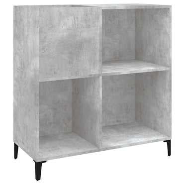 vidaXL Plattenschrank Betongrau 84,5x38x89 cm Holzwerkstoff