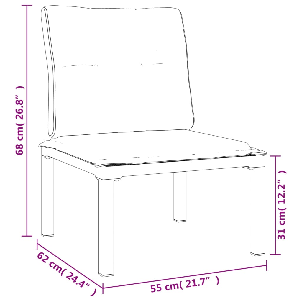 vidaXL Ensemble de mobilier de jardin 4 pcs Noir et gris Résine tressée